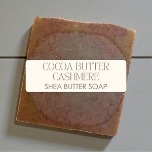 Cocoa Butter Cashmere Hand Crafted Shea Butter Soap Bar
